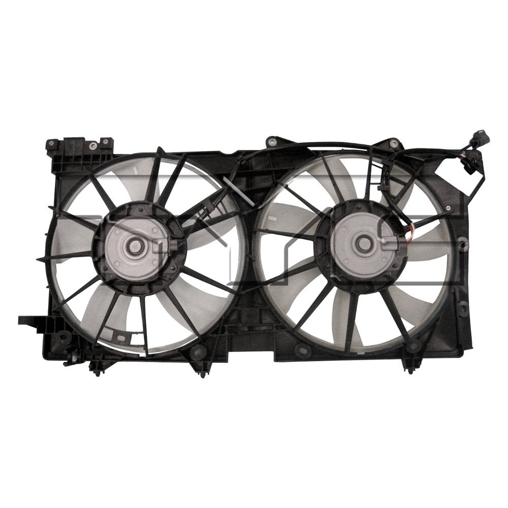 622750 Dual Radiator & Condenser Fan Assembly for 2010-2014 Subaru Legacy