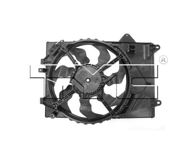 622840 Dual Radiator & Condenser Fan Assembly for 2016-2018 Chevrolet Sonic