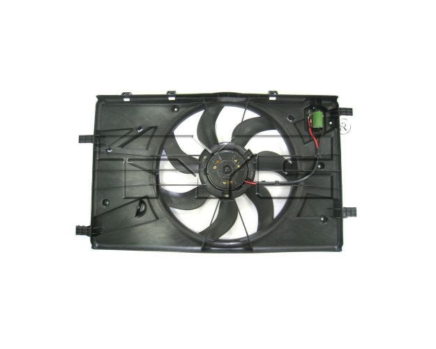 622890 Dual Radiator & Condenser Fan Assembly for 2012-2015 Buick Verano