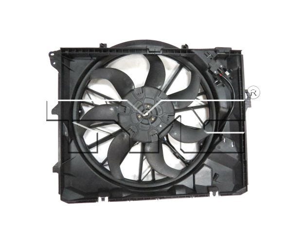 622990 Dual Radiator & Condenser Fan Assembly for 2007-2008 BMW 328xi