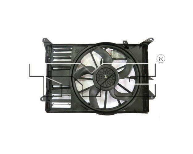 623140 Dual Radiator & Condenser Fan Assembly for 2012-2014 Ford Edge