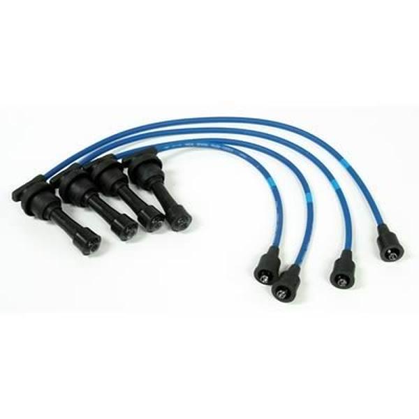 Resistor Spark Plug Wire Set - Blue - Compatible with Eagle Talon Models - Durable Silicone