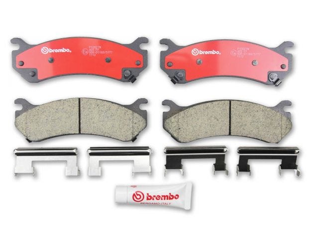 P10027N Disc Brake Pad Set for 2001-2003 Chevrolet Silverado 1500 HD - Rear