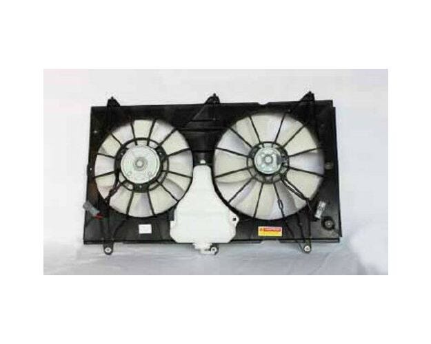 620690 Dual Radiator & Condenser Fan Assembly for 2003-2007 Honda Accord