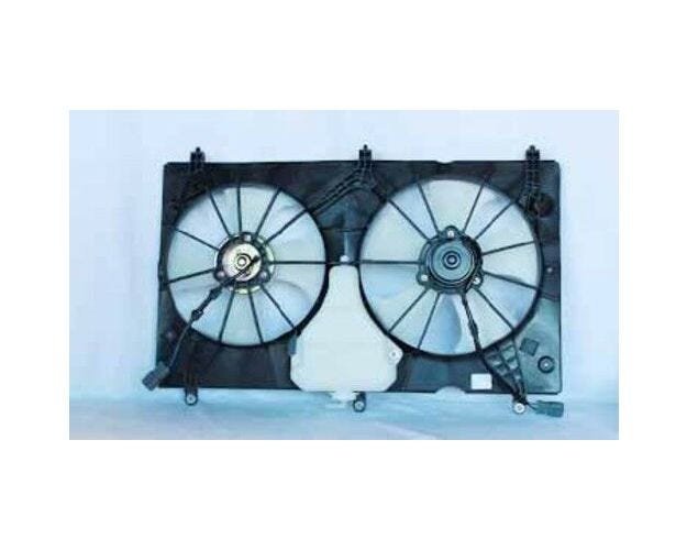 621580 Dual Radiator & Condenser Fan Assembly for 2003-2007 Honda Accord