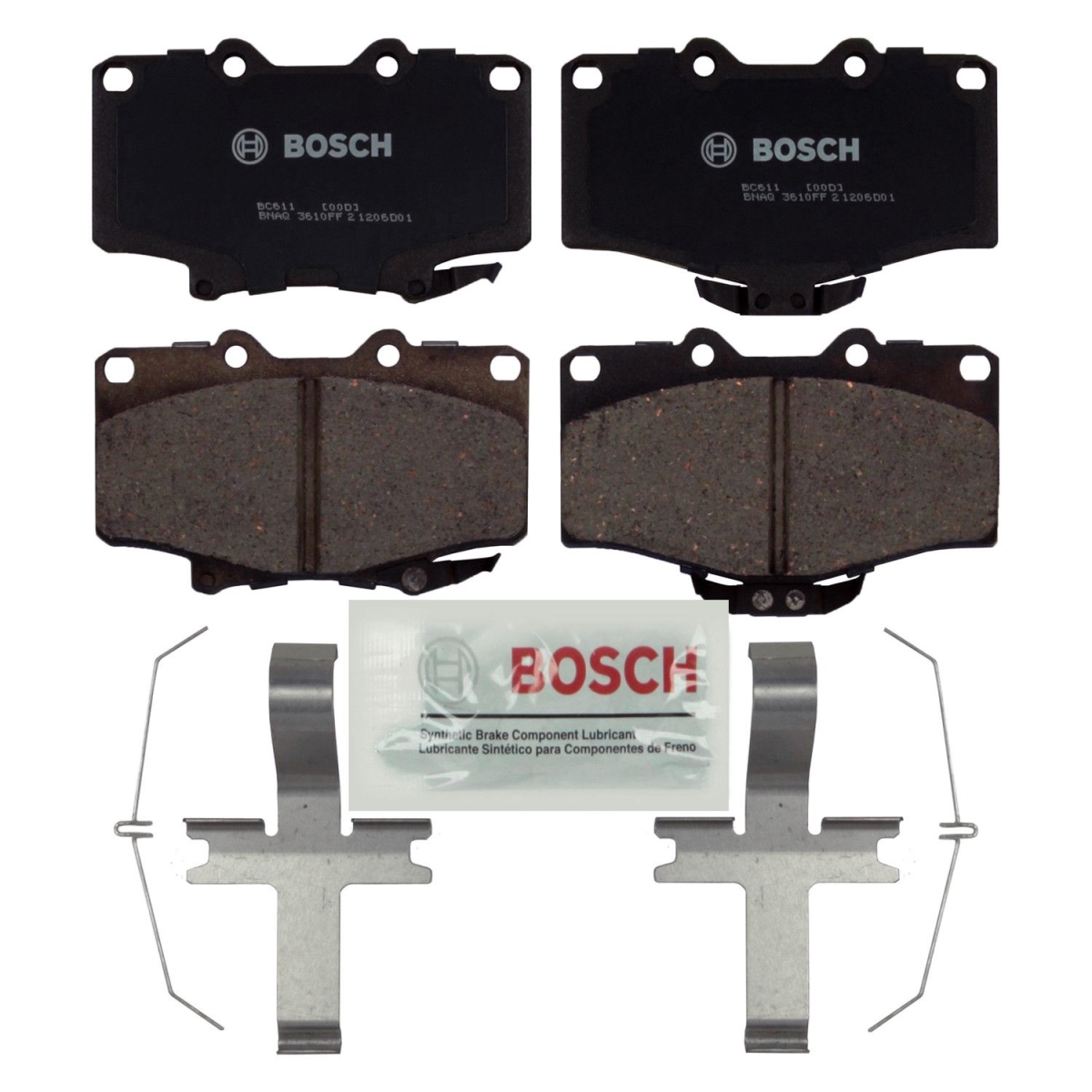 BC611 Front Disc Brake Pads for 1992-2001 Toyota 4Runner