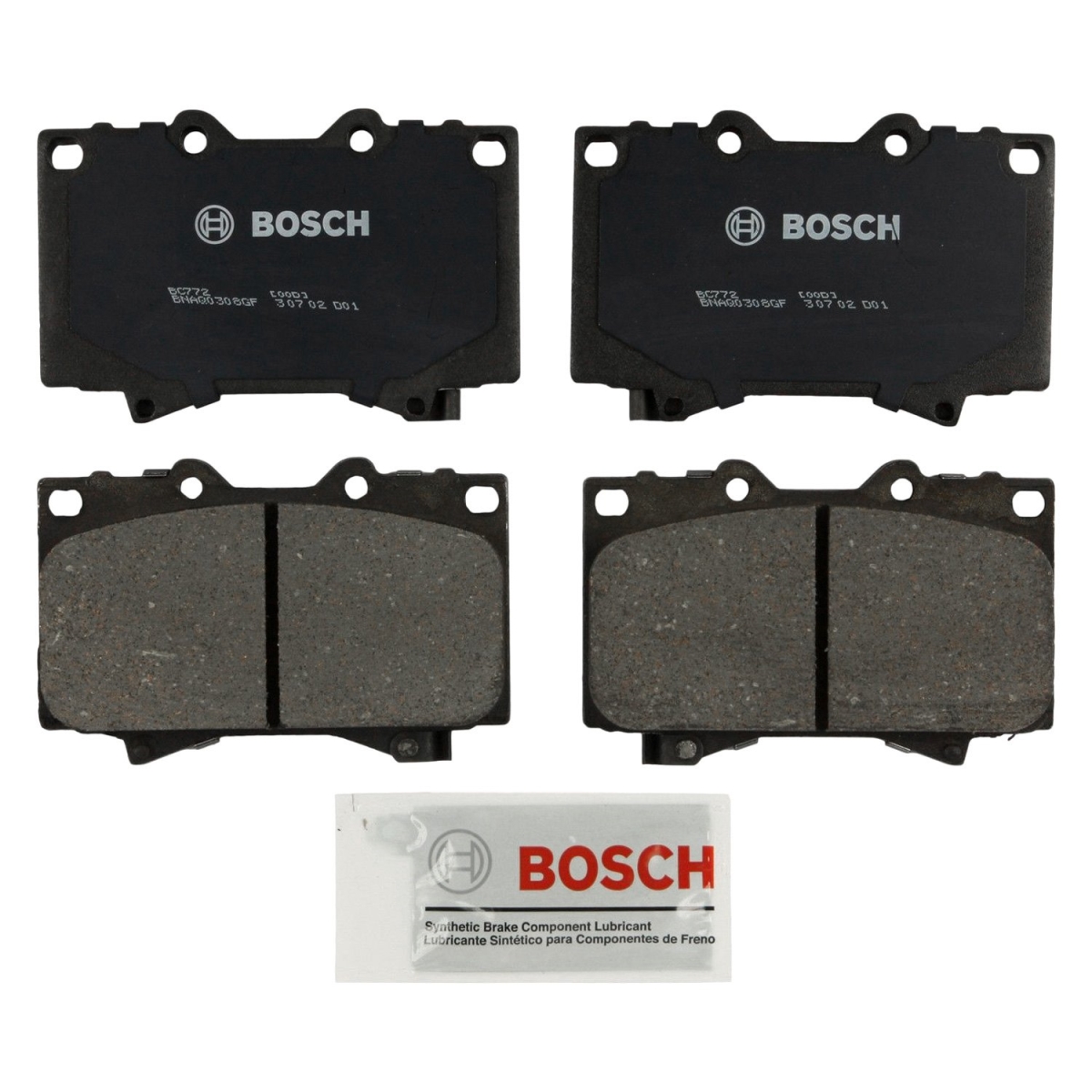 BC772 Front Disc Brake Pads for 1998-2007 Toyota Land Cruiser