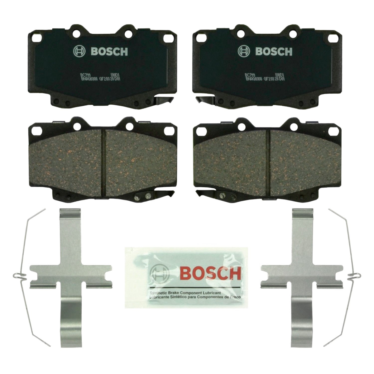 BC799 Front Disc Brake Pads for 2004 Toyota Tacoma Pre Runner