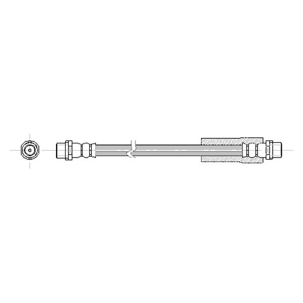 19020443 Brake Hose for 1995-1998 Audi A6 Quattro