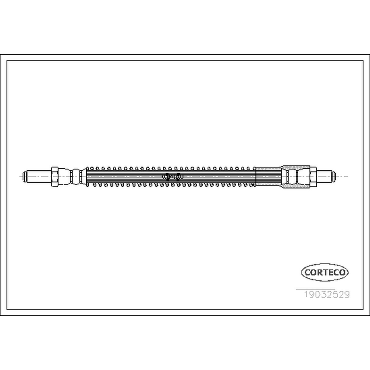 19032529 Brake Hose for 1998-1999 Jaguar XK8