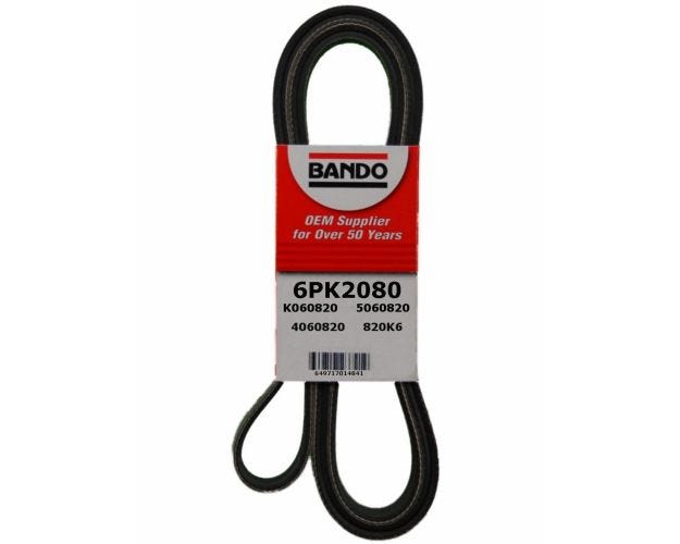 6PK2080 Serpentine Belt for 2004-2006 Mazda MPV - Alternator