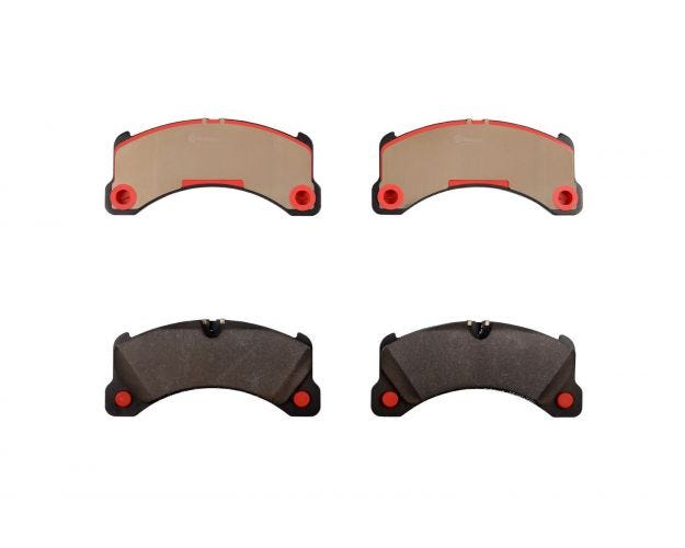 Disc Brake Pad Set - Front - Porsche Cayenne 2011-2013 - Low Dust Formula