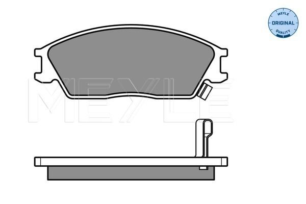0252101214W Brake pad set for 1994-2000 Hyundai Accent I Hatchback