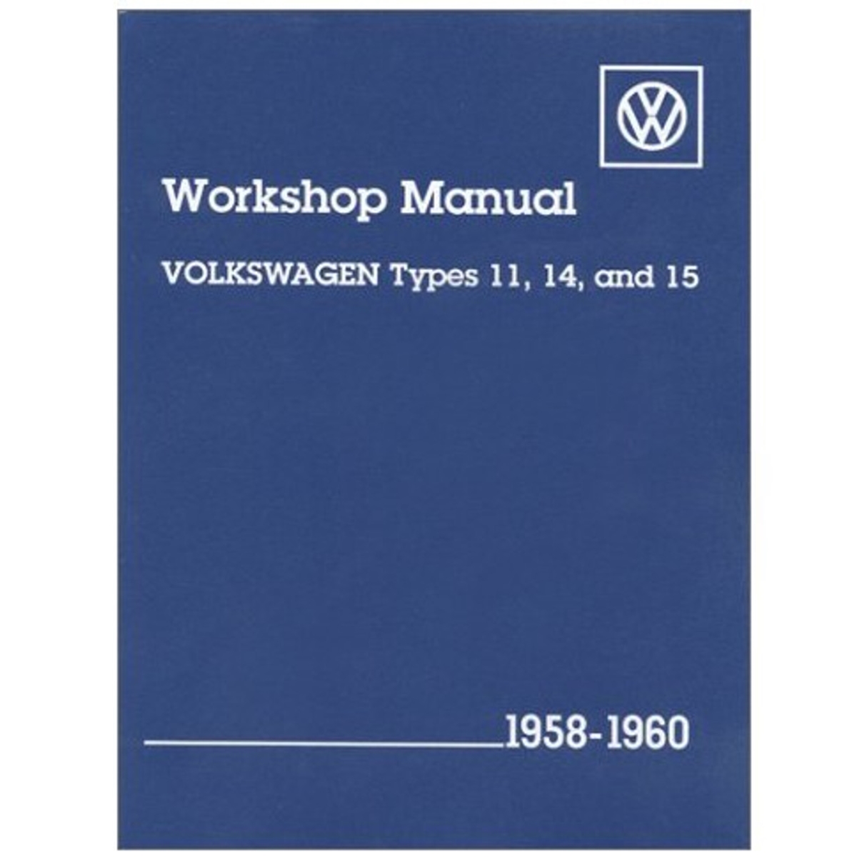 V165 Volkswagen 1200 Workshop Manual for 1961-1965 Volkswagen Beetle