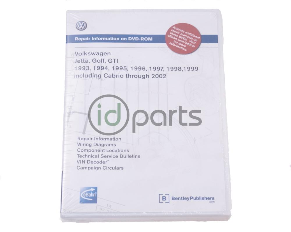VA35 CD-Rom Repair Manual for 1993-1999 Volkswagen Jetta