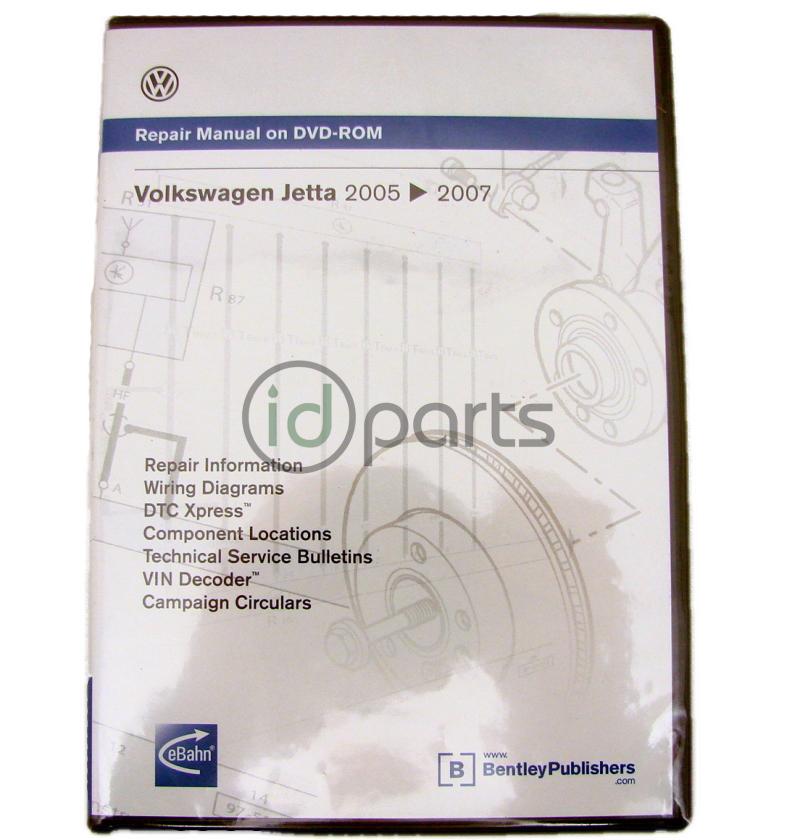 VA56 VW Repair Manual On CD-ROM for 2005-2007 Volkswagen Jetta