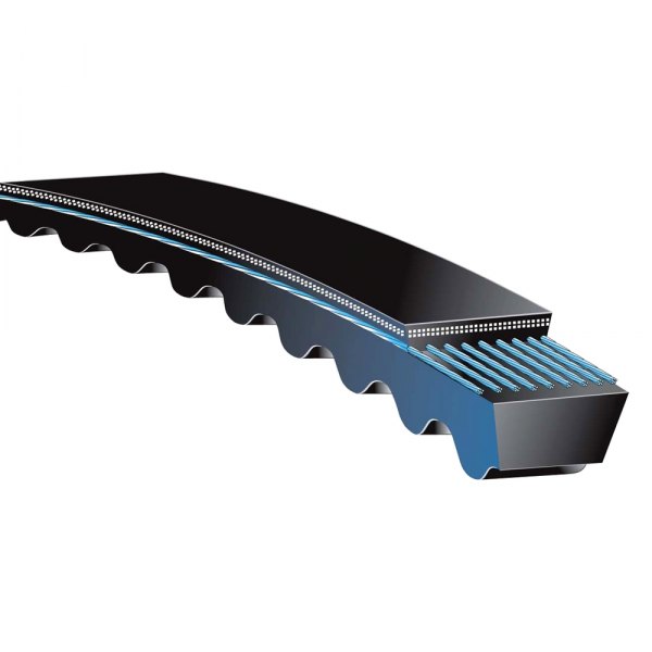 Cogged V-Belt, Tri-Power, AX64, AX, EPDM, 66 in, 1/2 in Top Width