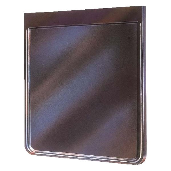 Splash Guard, 30 in X 24 in, Rubber, Black