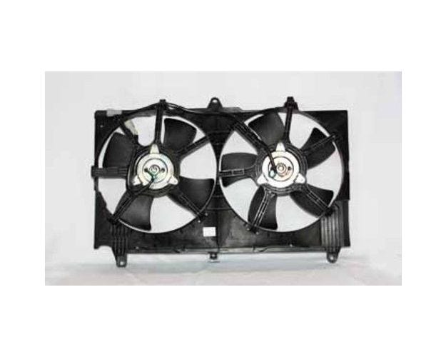 620980 Dual Radiator & Condenser Fan Assembly for 2003-2006 Nissan 350Z