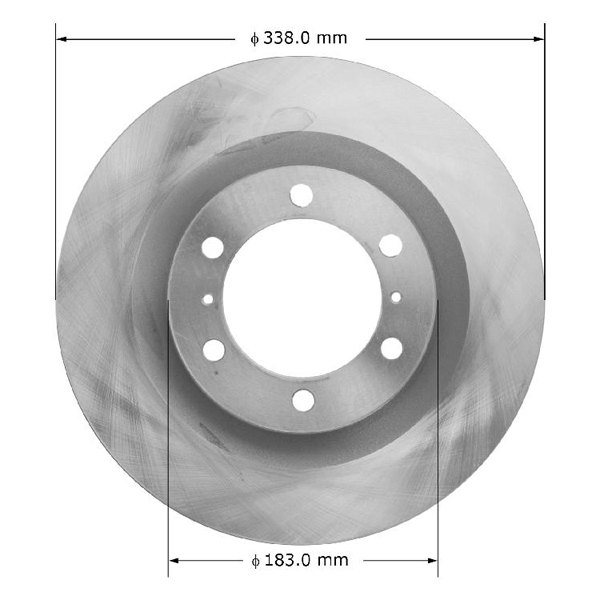 PRT6066 Front Brake Rotor for 2010-2019 Lexus GX460