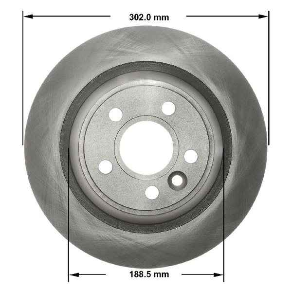 PRT6188 Rear Brake Rotor for 2012-2015 Land Rover Range Rover Evoque