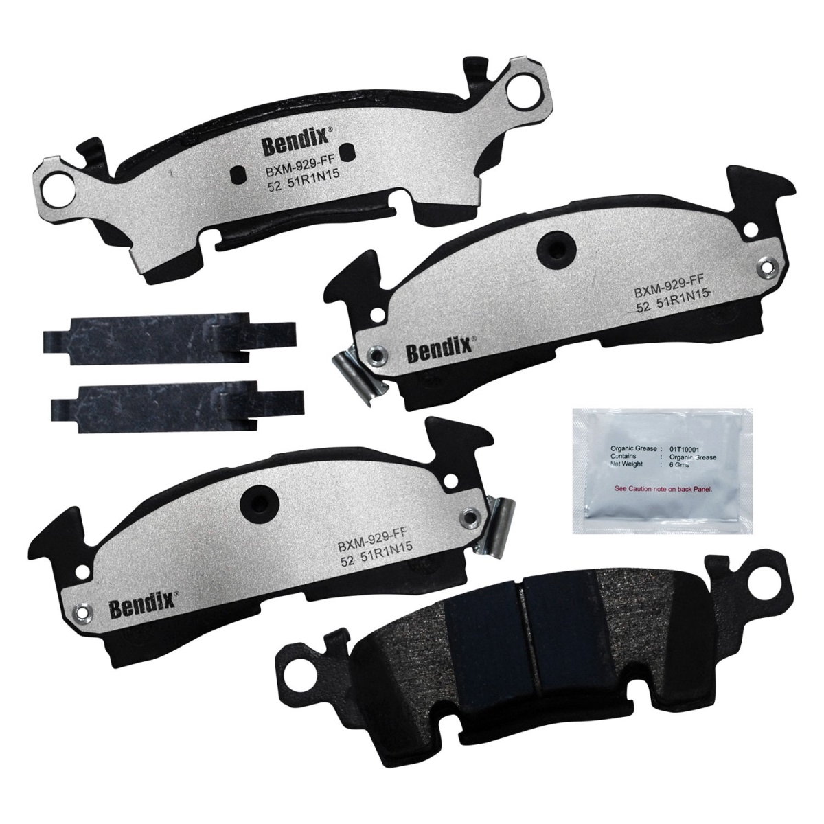 MKD52FM Front Brake Pad Set for 1969-1974 & 1987-1991 Chevrolet Blazer