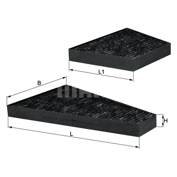 LAK225-S Premium Cabin Air Filter for 2005-2008 Bentley Continental