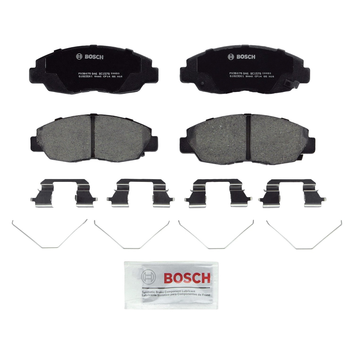 BC1578 Front Disc Brake Pads for 2015 Honda Civic SE