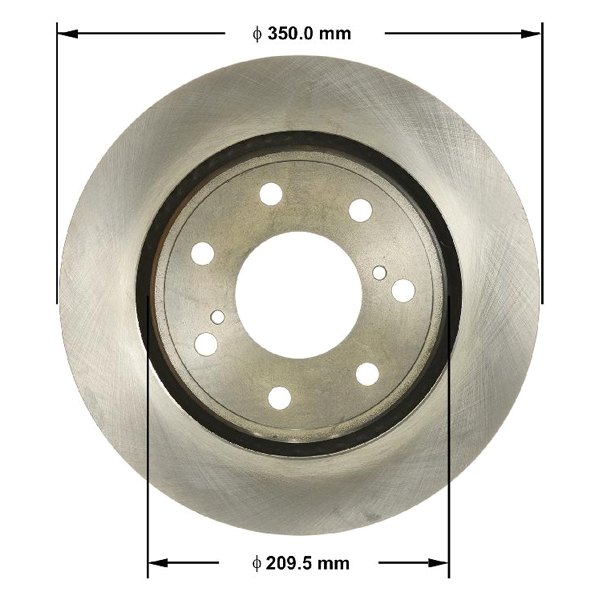 PRT6053 Front Brake Rotor for 2010-2014 Ford F150