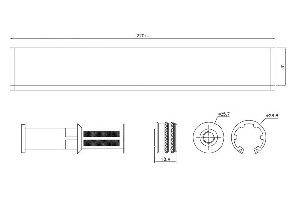 95598 Drier Desiccant Element for 2019 Audi A3
