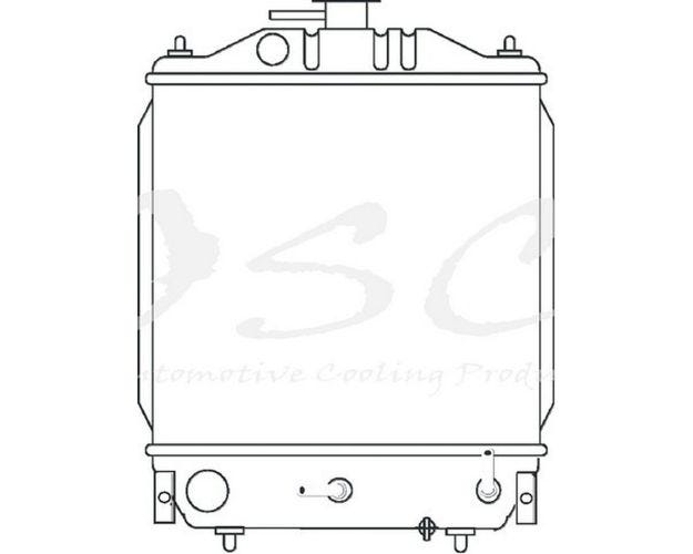 1732 Radiator for 1998-2001 Chevrolet Metro