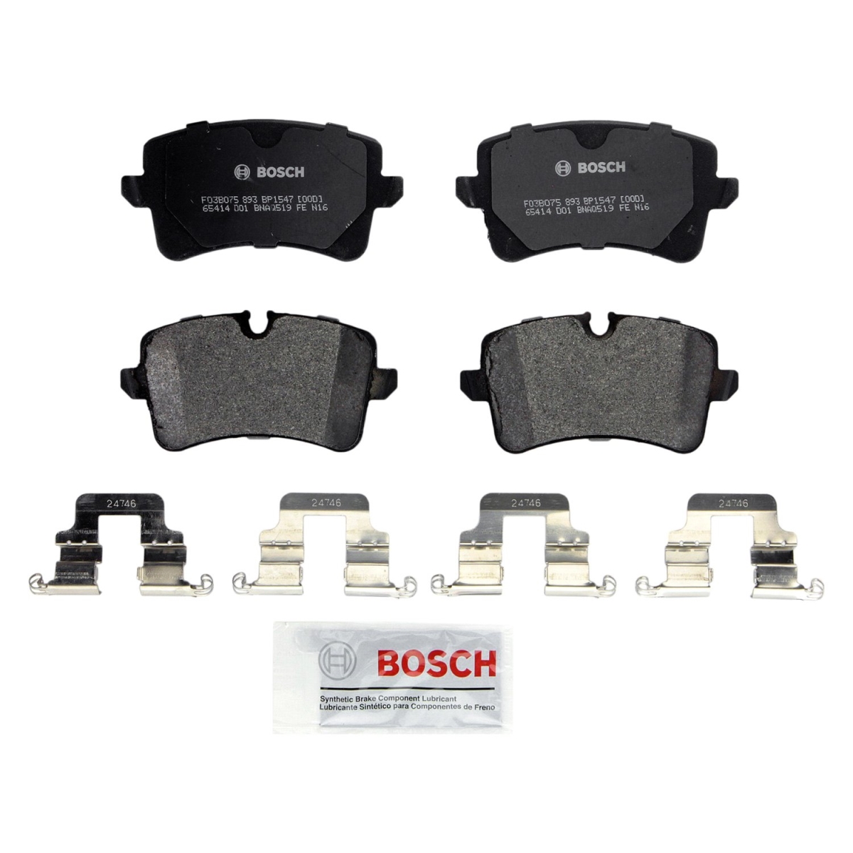 BP1547 Rear Disc Brake Pads for 2012-2018 Audi A6 Quattro