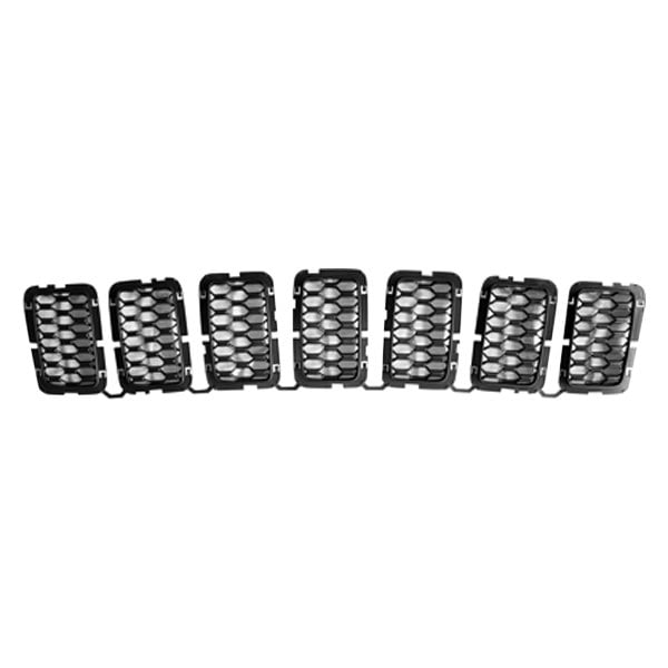 CH1201111 Black Bumper Grille for 2017-2021 Jeep Grand Cherokee