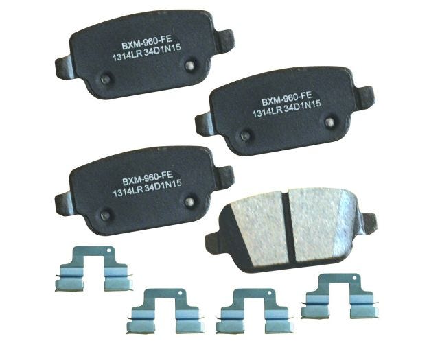 SBM1314LR Disc Brake Pad Set for 2010-2012 Land Rover LR2 - Rear