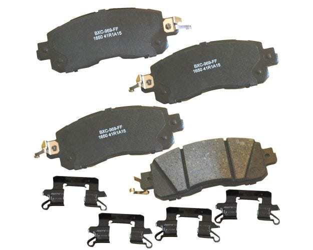 SBC1650 Disc Brake Pad Set for 2014-2017 Nissan Leaf - Front