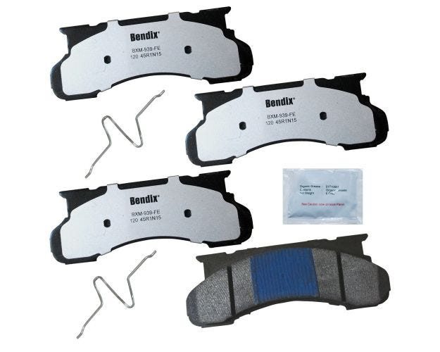 Fleet Metlok Semi-Metallic SDR Disc Brake Pad - Front, MKD120FM