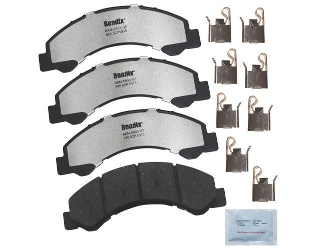 MKD825FM Disc Brake Pad Set for 2016-2017 Chevrolet LCF 3500HD - Front