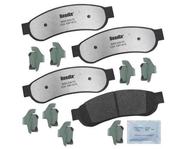 MKD1334FM Disc Brake Pad Set for 2011-2012 Ford F-350 - Rear