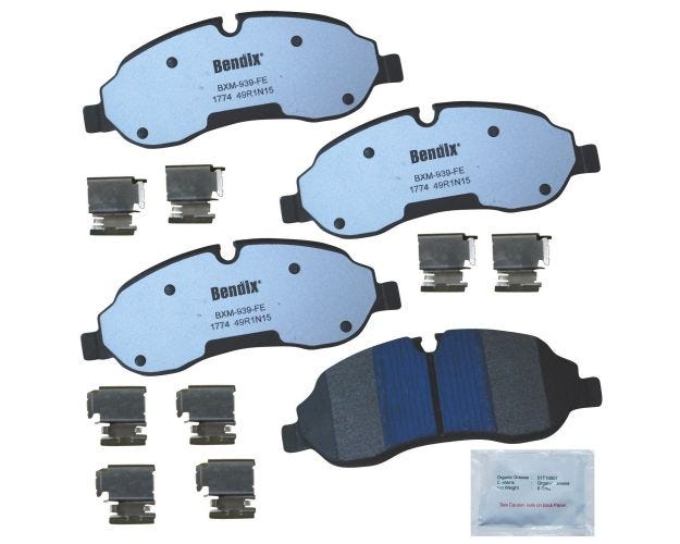 MKD1774FM Disc Brake Pad Set for 2017-2019 Ford Transit - Front