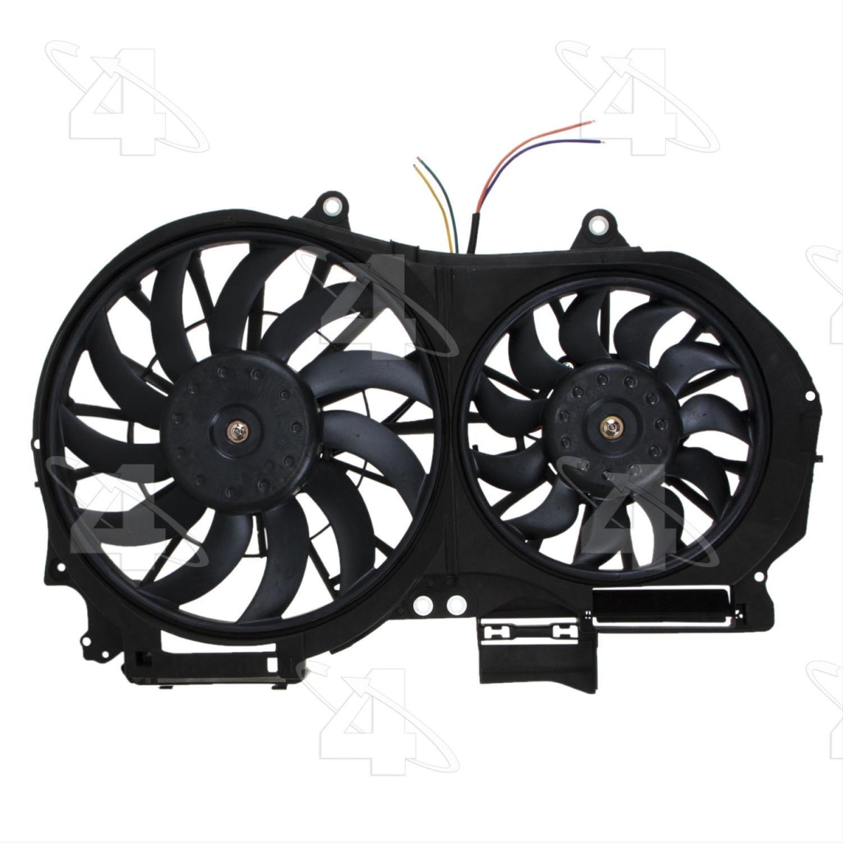 Four Seasons 76344 Radiator & Condenser Fan Motor Assemblies for 2002-2004 Audi A4 Subbase