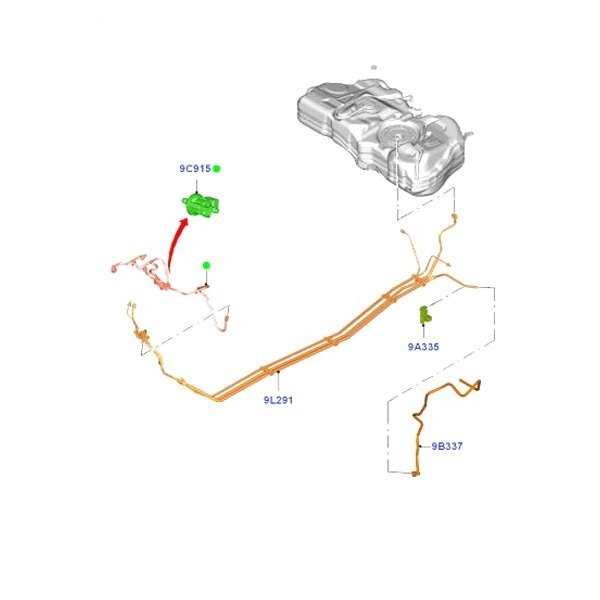 CX2456 Valve Assembly for 2014-2017 Ford Fiesta