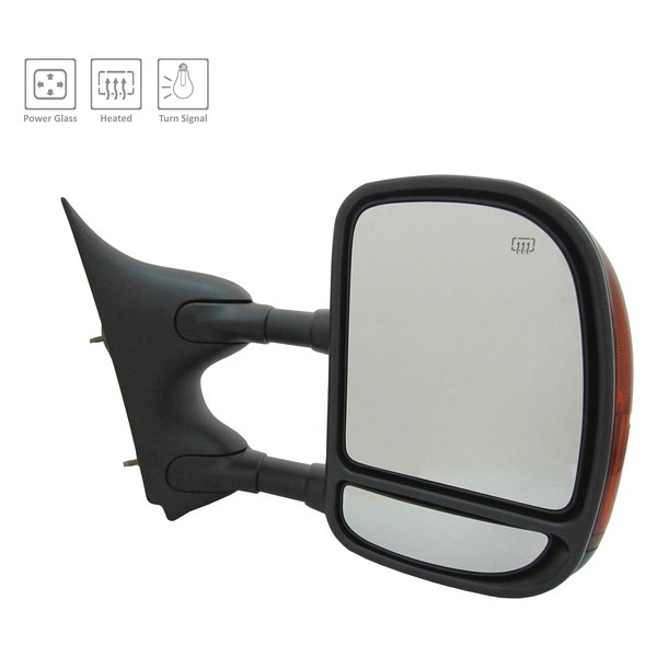 Picture of Collision A1FO274R Passenger Side Right Power View Mirror for 2003-2006 Ford F250 Super Duty