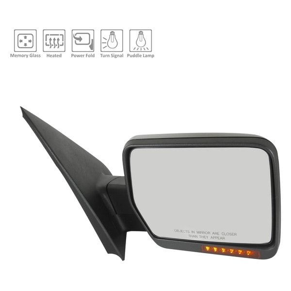 Picture of Collision A1FO372R Right Passenger Side Power View Mirror for 2007-2008 Ford F150