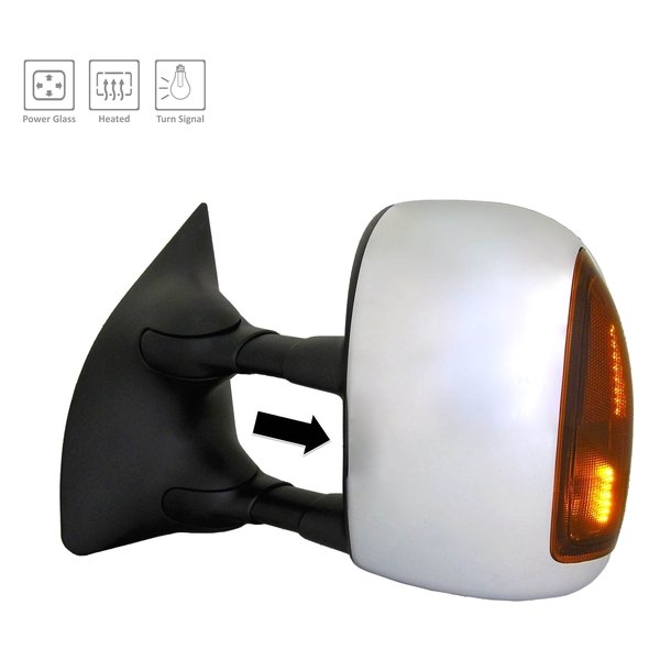 Picture of Collision A1FO269L Driver Side Left Side View Mirror