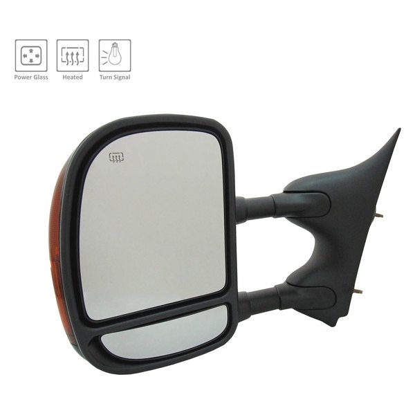 Picture of Collision A1FO274L Driver Side Left Power View Mirror for 2003-2006 Ford F250 Super Duty