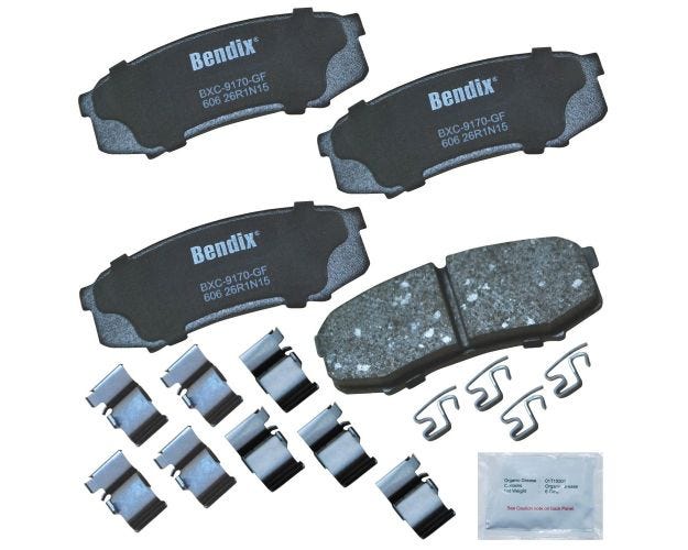 CFC606 Disc Brake Pad Set for 2018-2020 Mitsubishi Montero Sport - Rear
