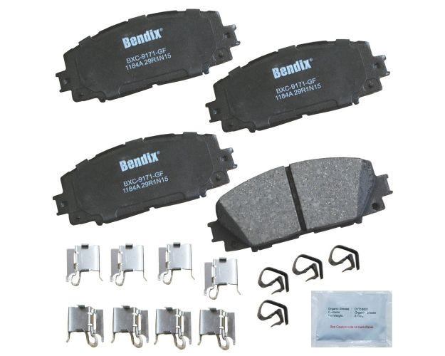 CFC1184A Disc Brake Pad Set for 2012-2015 Toyota Prius Plug-In - Front