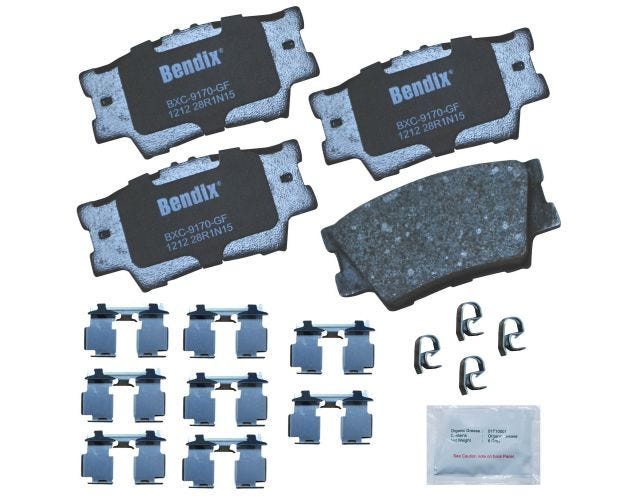 CFC1212 Disc Brake Pad Set for 2010-2012 Lexus HS250h - Rear