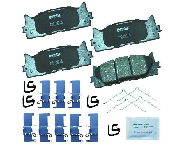 CFC1293 Disc Brake Pad Set for 2011-2017 Toyota Camry - Front