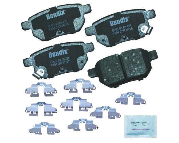 CFC1354 Disc Brake Pad Set for 2018-2022 Toyota Prius - Rear